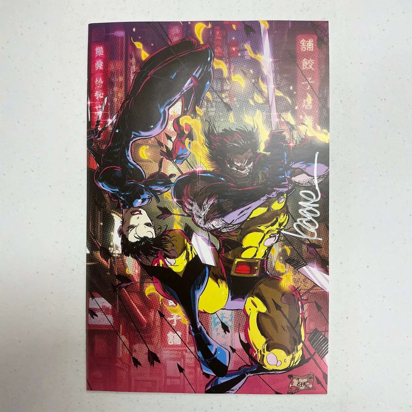 [Signed by Kaare Andrews] WOLVERINE BY CLAREMONT & MILLER #1 FACSIMILE EDITION [NEW PRINTING] UNKNOWN COMICS KAARE ANDREWS EXCLUSIVE VIRGIN VAR [IN STOCK]