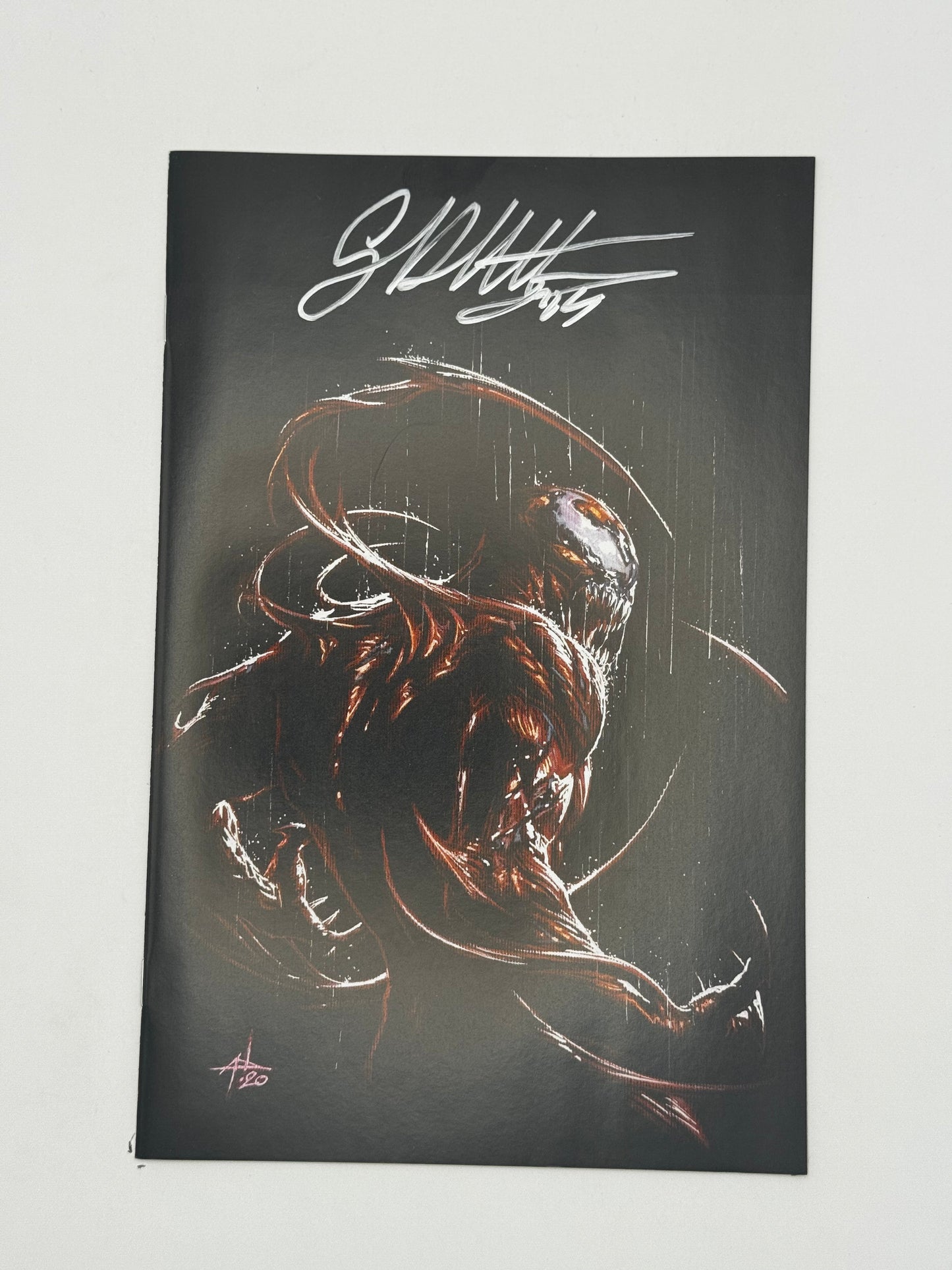 [Signed by Gabriele Dell'Otto] Venom #31 Unknown Comics Gabriele Dell_Otto Exclusive Carnage Var Kib [INST]
