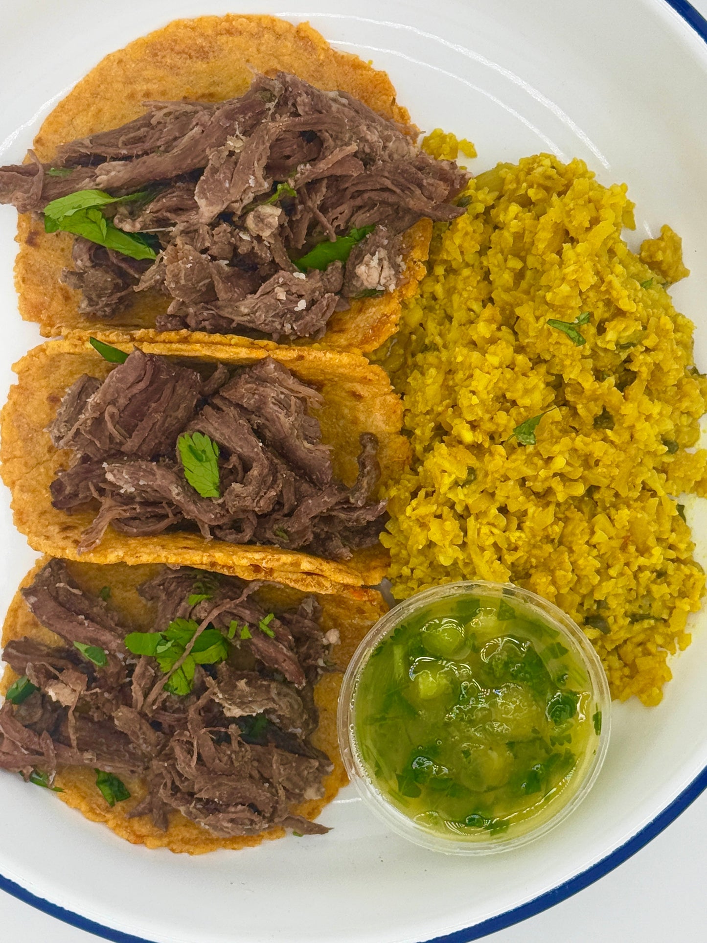 NEW!! Slow Roasted Beef Tacos w. Yam Tortillas & Spanish Rice