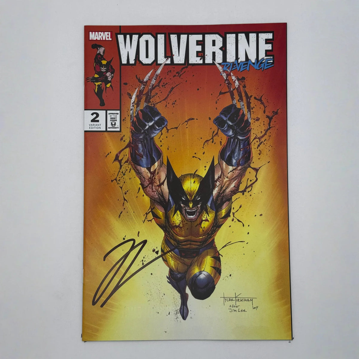 [Signed by Hickman] Wolverine: Revenge - Red Band #2 Unknown Comics Kirkham Exclusive Var Explicit Content [INST]