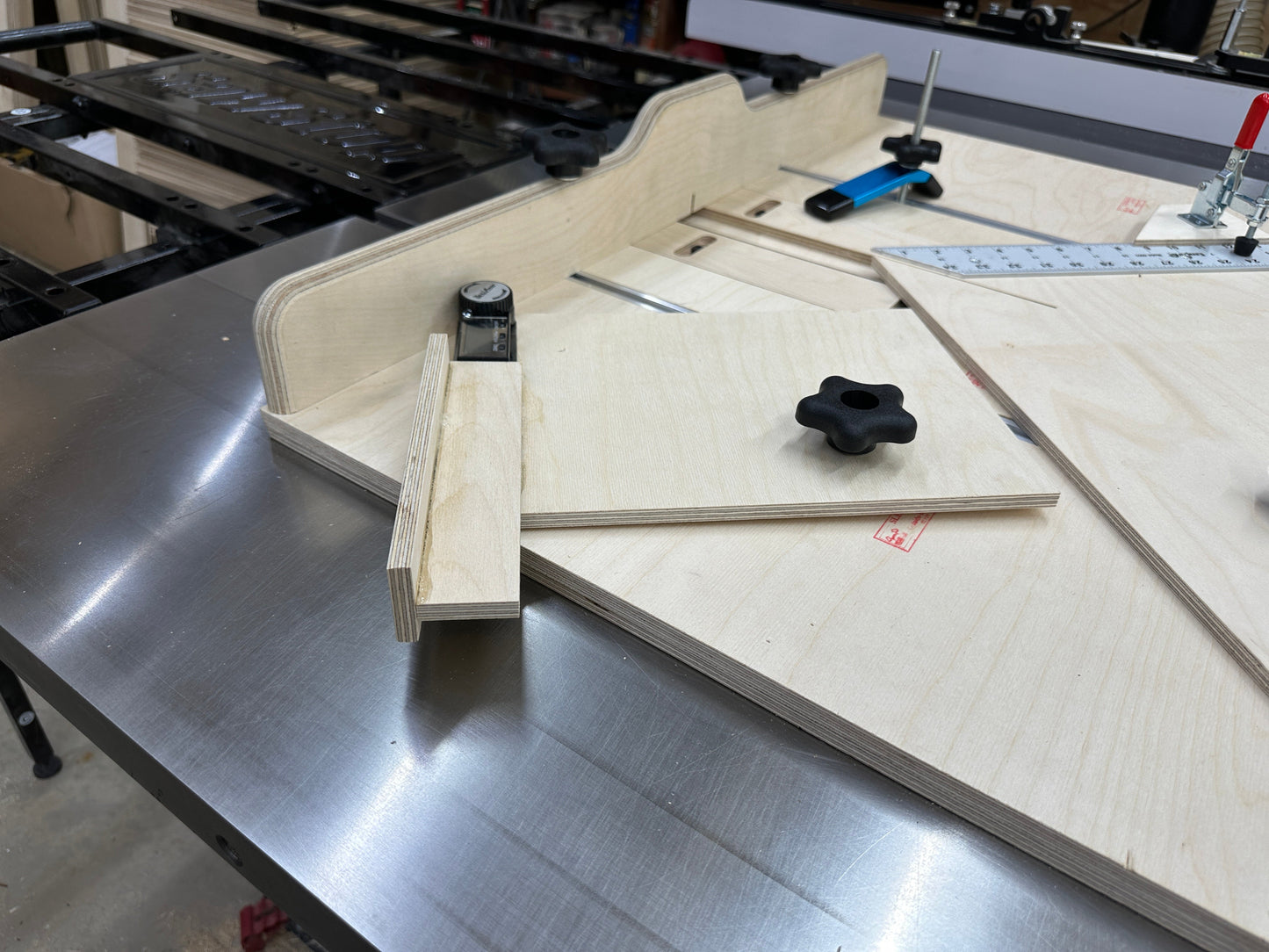 FLAGSHIP TABLE SAW SLED PLANS with PAPER TEMPLATES - Full Size