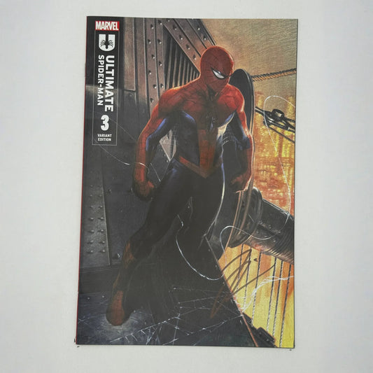 [Signed by Hickman] Ultimate Spider-Man #3 Unknown Comics Dell'Otto Exclusive Var [INST]