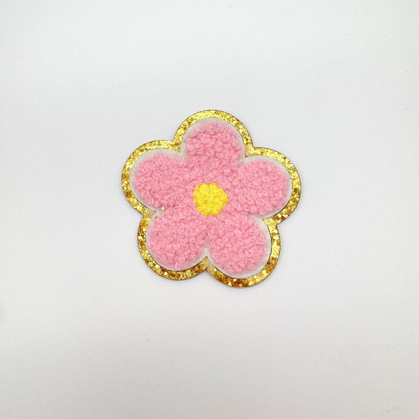 Flower Chenille Adhesive Patch