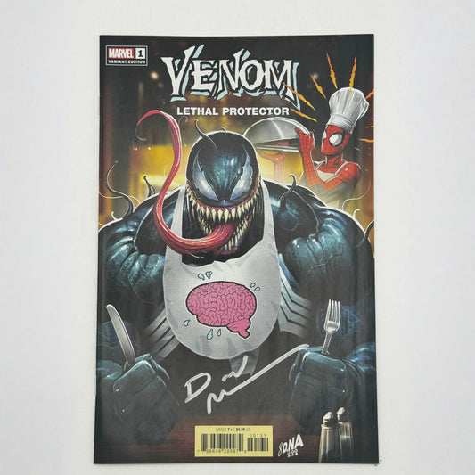 [Signed by David Nakayama] VENOM: LETHAL PROTECTOR 1 NAKAYAMA VARIANT[1:25]