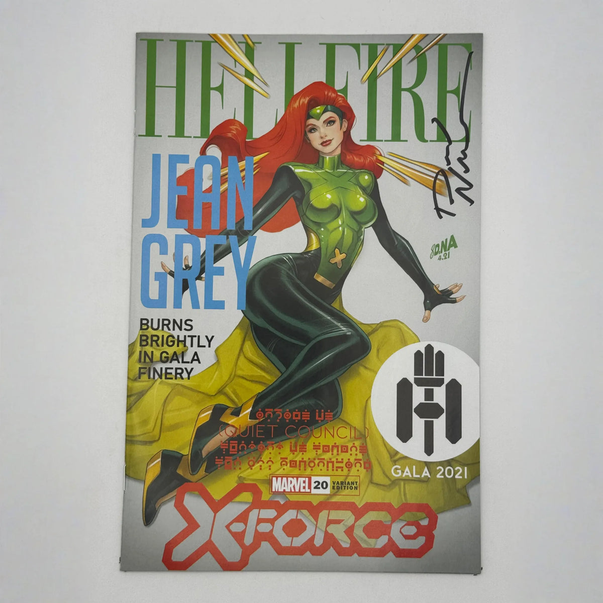 [Signed by David Nakayama] X-FORCE #20 UNKNOWN COMICS DAVID NAKAYAMA EXCLUSIVE VAR GALA