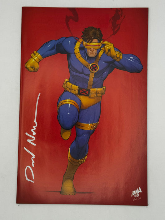 [Signed by David Nakayama] X-MEN #4 VIRGIN RED UNKNOWN COMICS DAVID NAKAYAMA EXCLUSIVE 5 YEAR ANNIVERSARY VAR