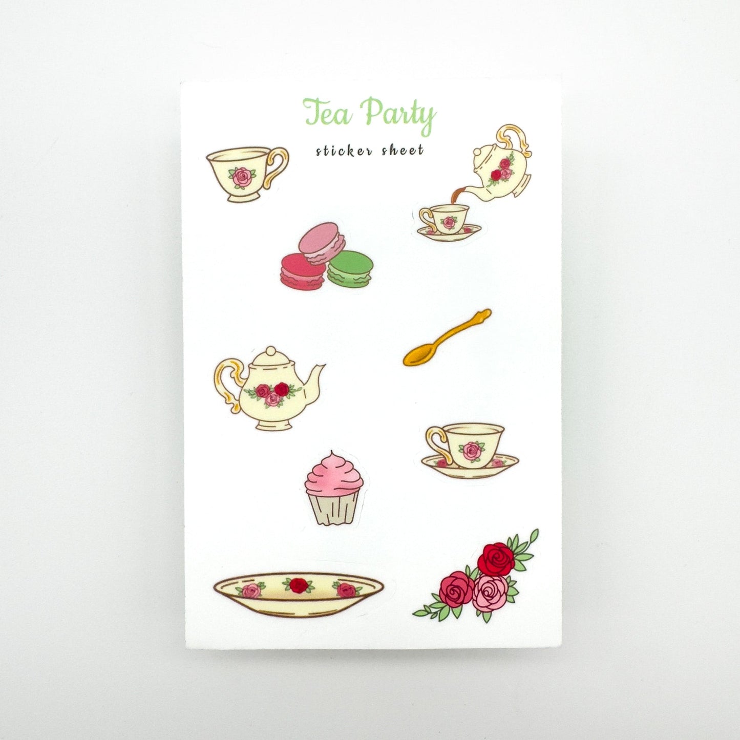 Tea Party Sticker Sheet