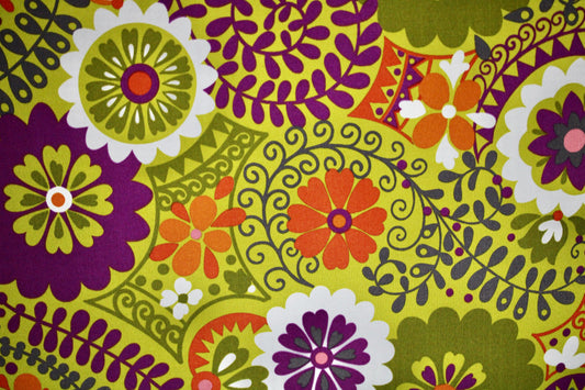 RICHLOOM LUXURY CITRON FABRIC UPHOLSTERY WATER & STAIN REPELLENT 55" WIDE BY THE YARD