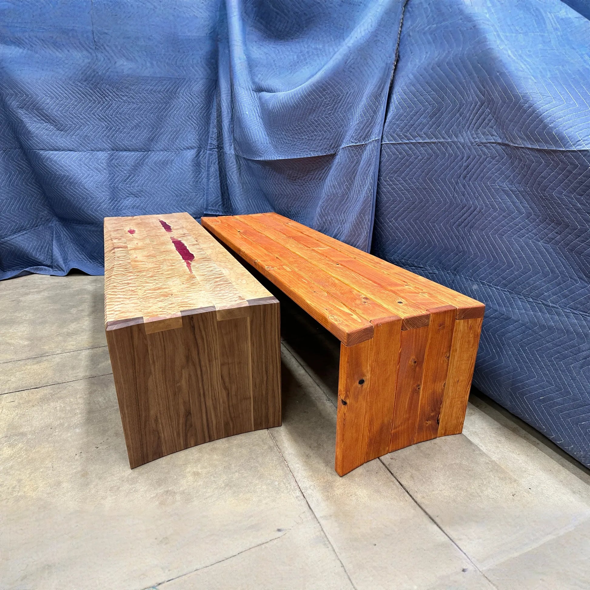 3D Plans for the Contoured Box Joint Bench
