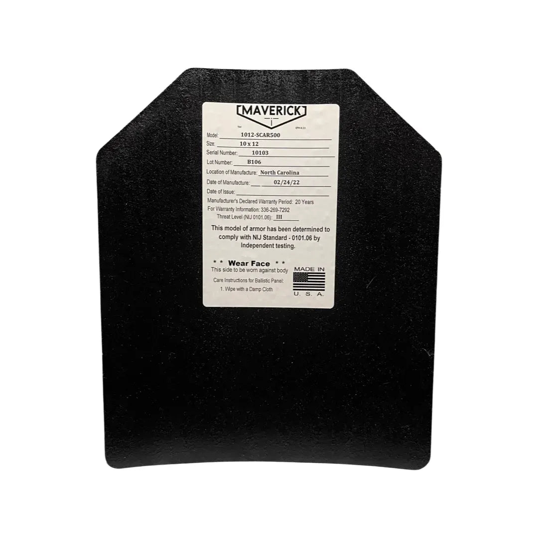 Level III Steel Armor Plate Set