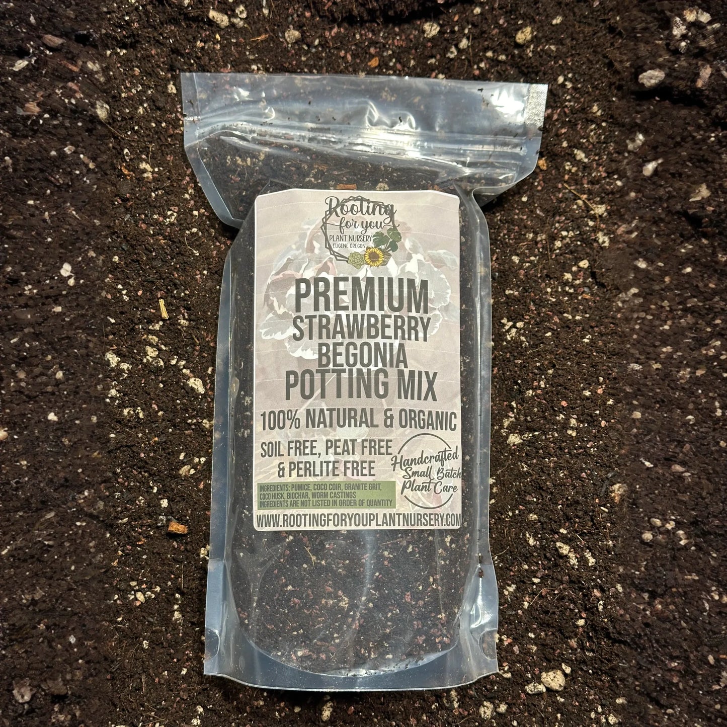 Strawberry Begonia Premium Potting Mix