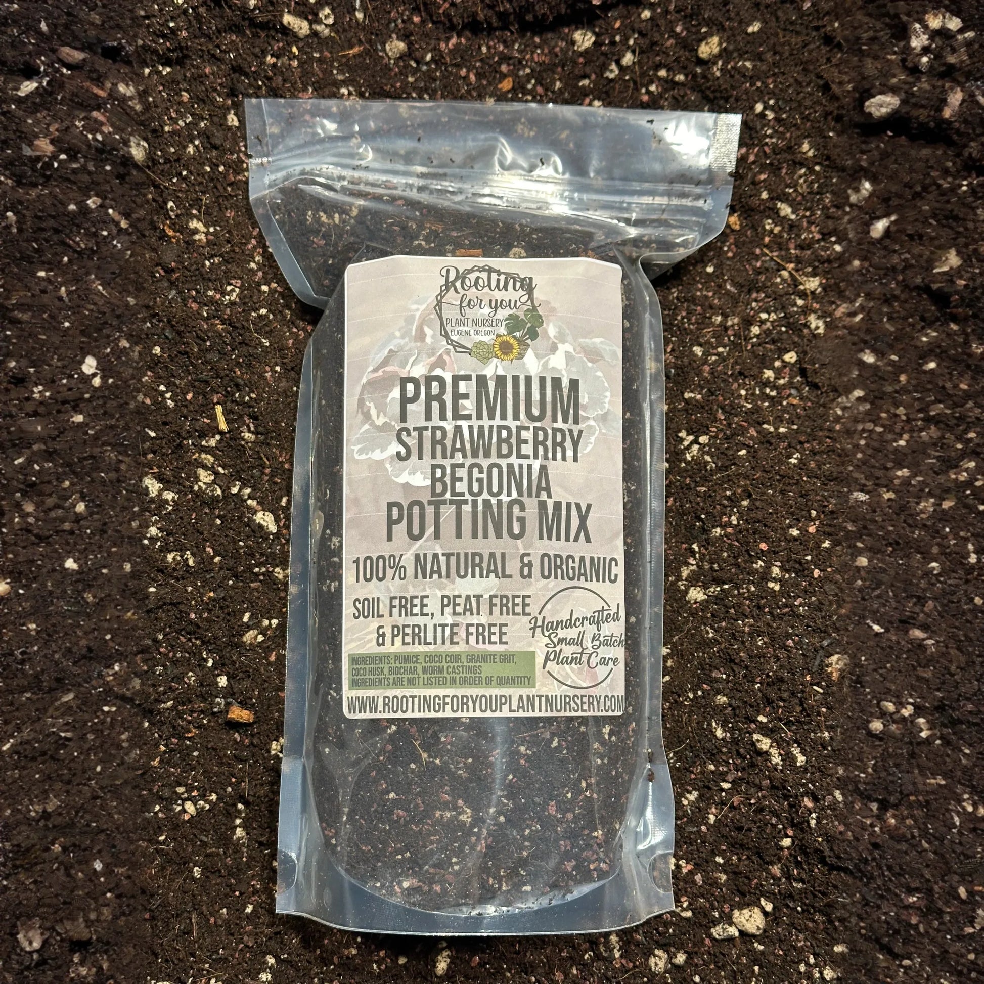 Strawberry Begonia Premium Potting Mix