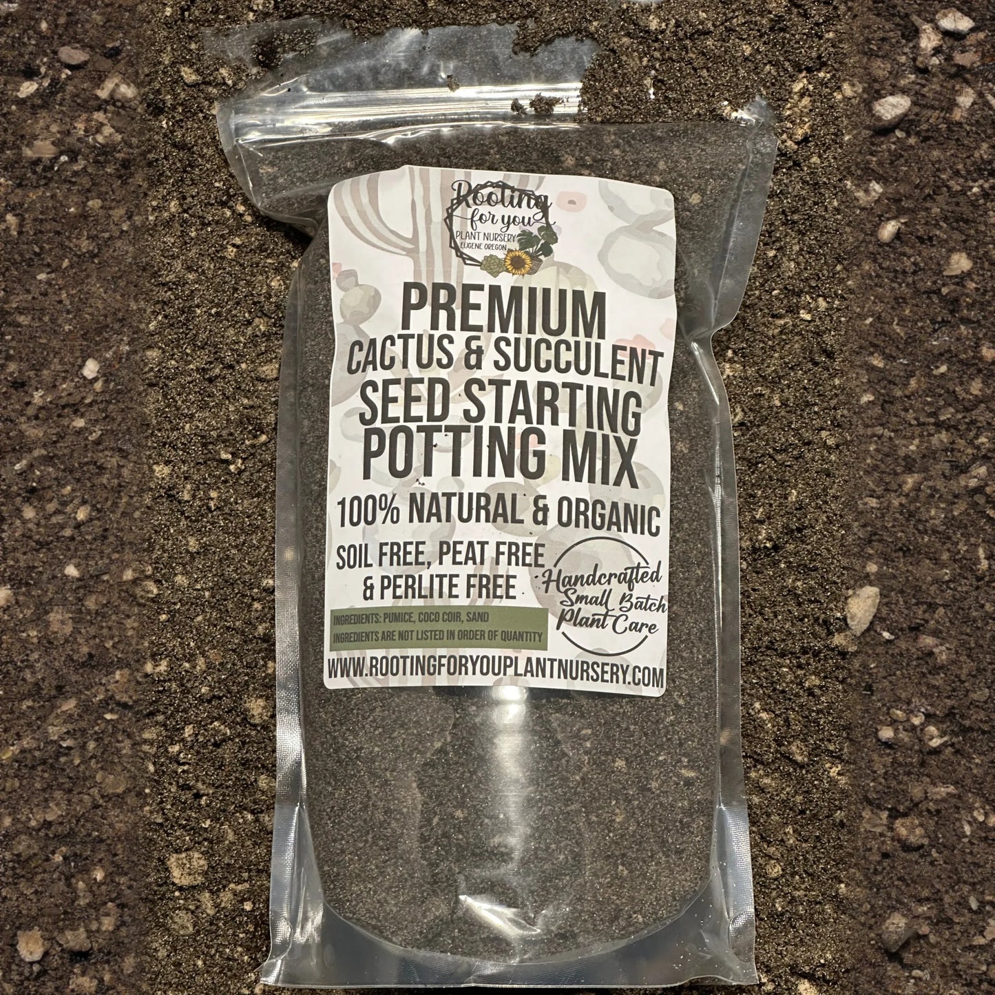 Cactus and Succulent SEED STARTING Premium Potting Mix