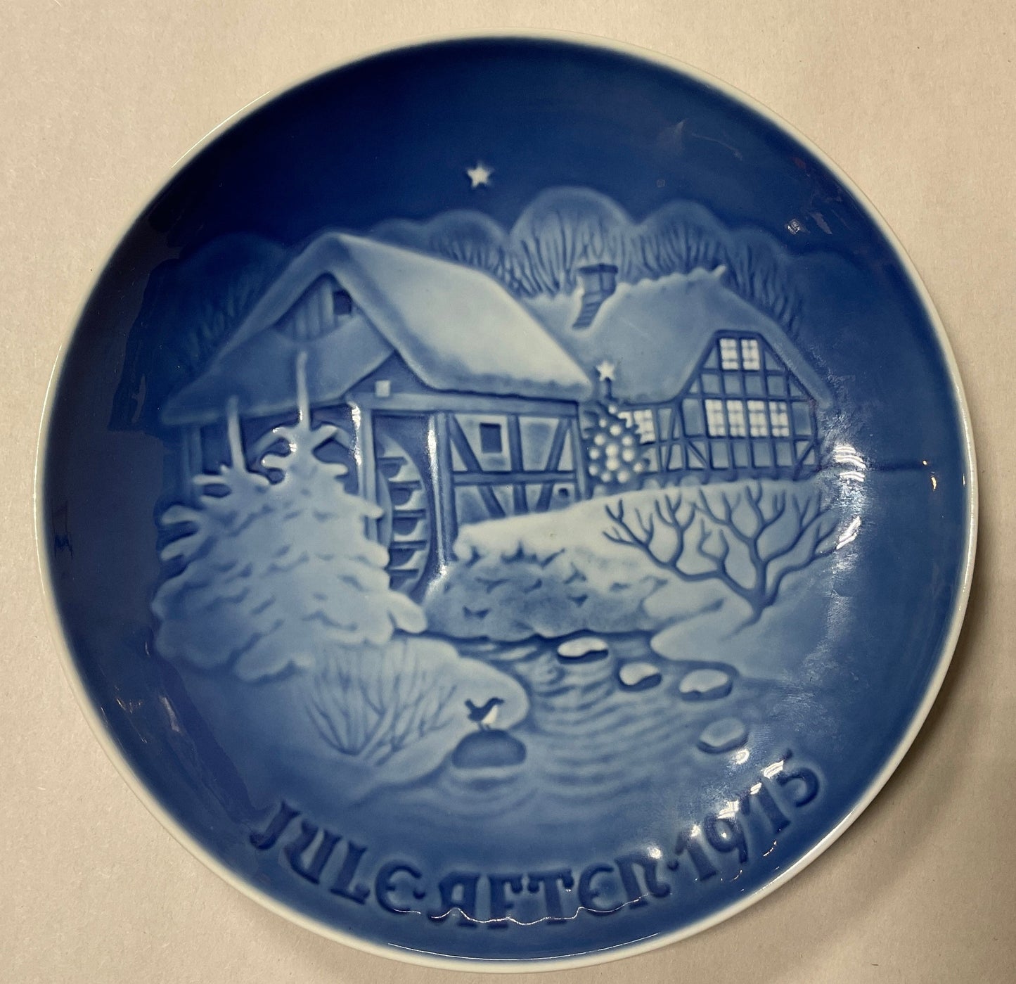 Vintage B&G Copenhagen porcelain Jule After plates