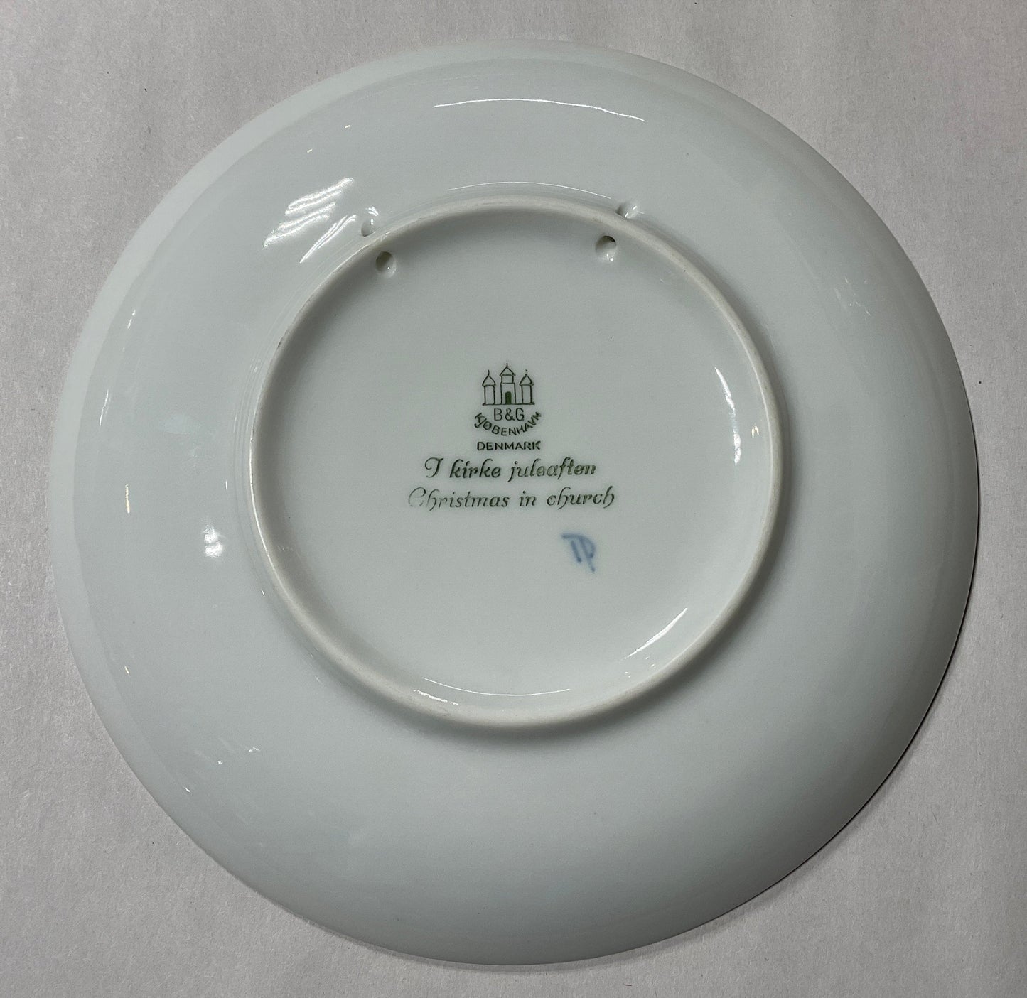 Vintage B&G Copenhagen porcelain Jule After plates