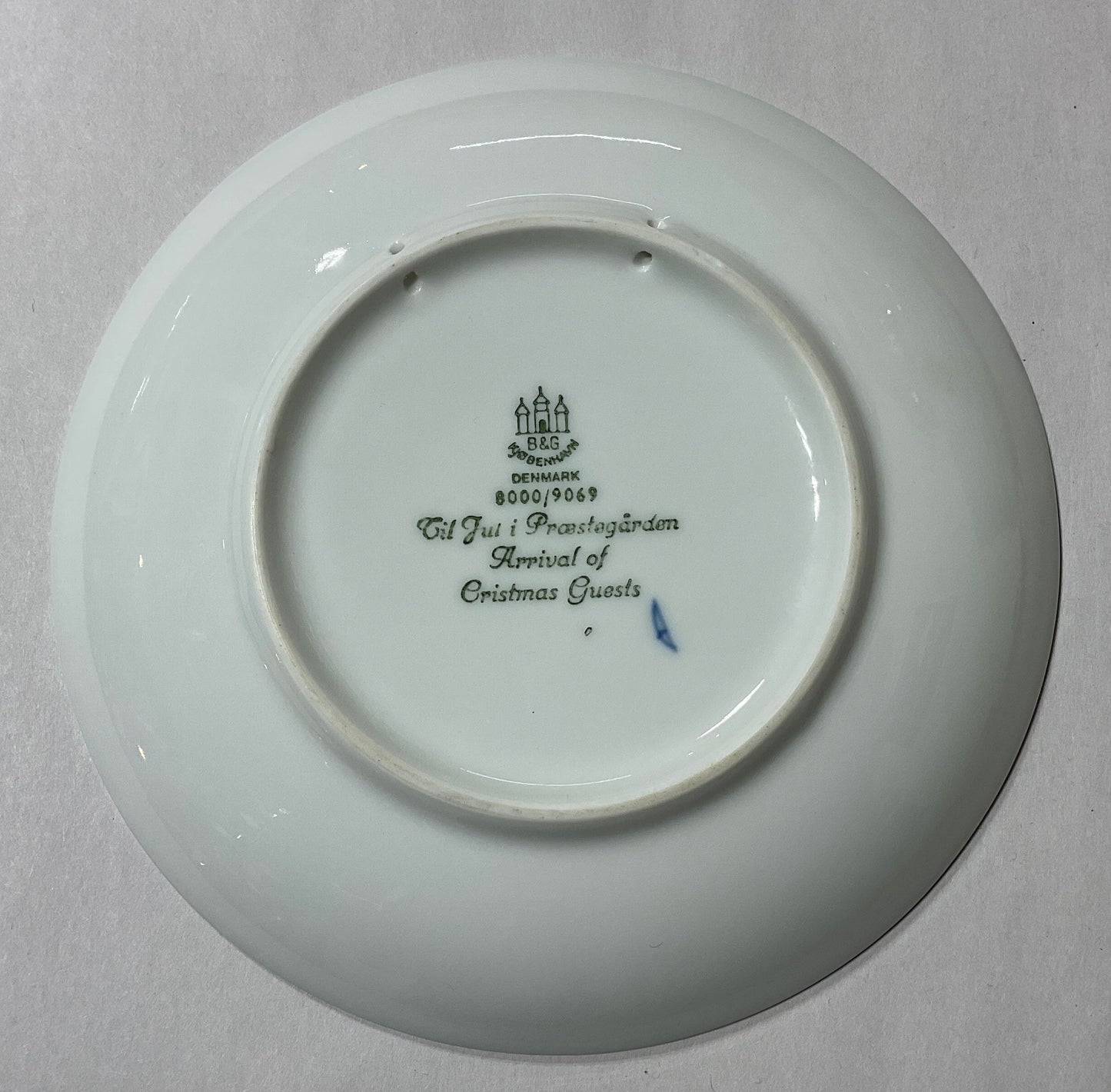 Vintage B&G Copenhagen porcelain Jule After plates