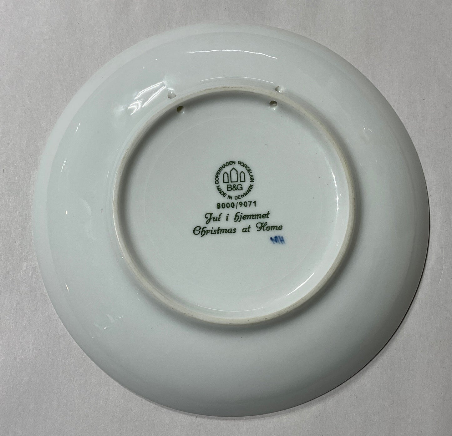 Vintage B&G Copenhagen porcelain Jule After plates