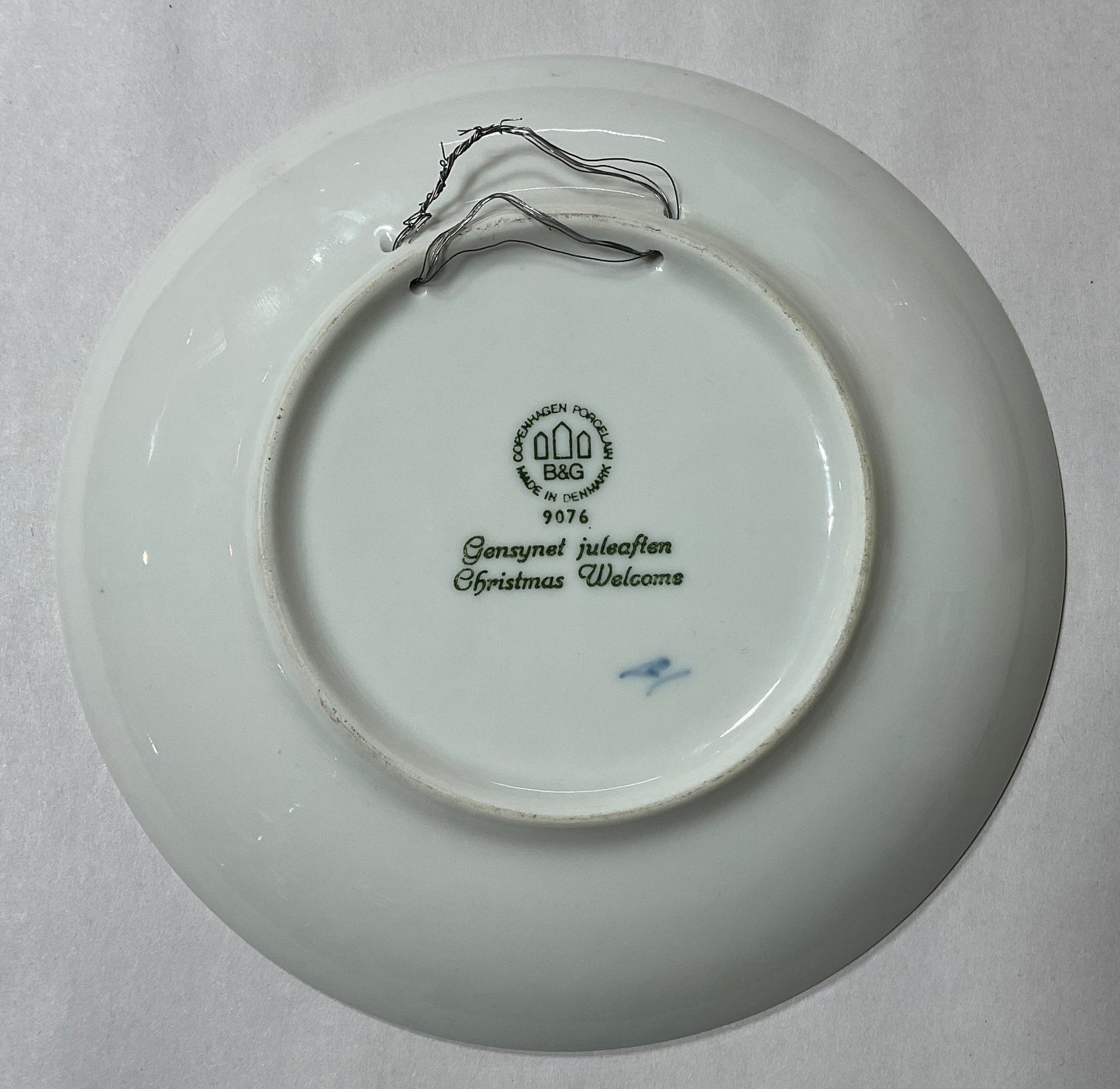 Vintage B&G Copenhagen porcelain Jule After plates