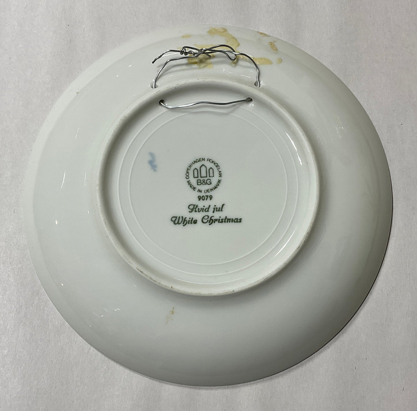 Vintage B&G Copenhagen porcelain Jule After plates