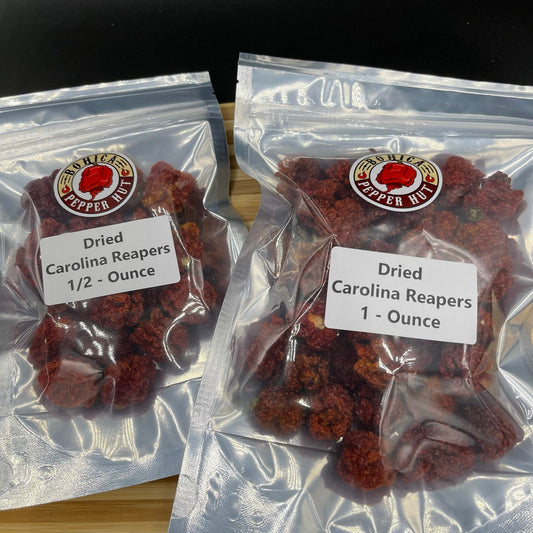 Saturday Market Dried (Dehydrated) Carolina Reaper Peppers