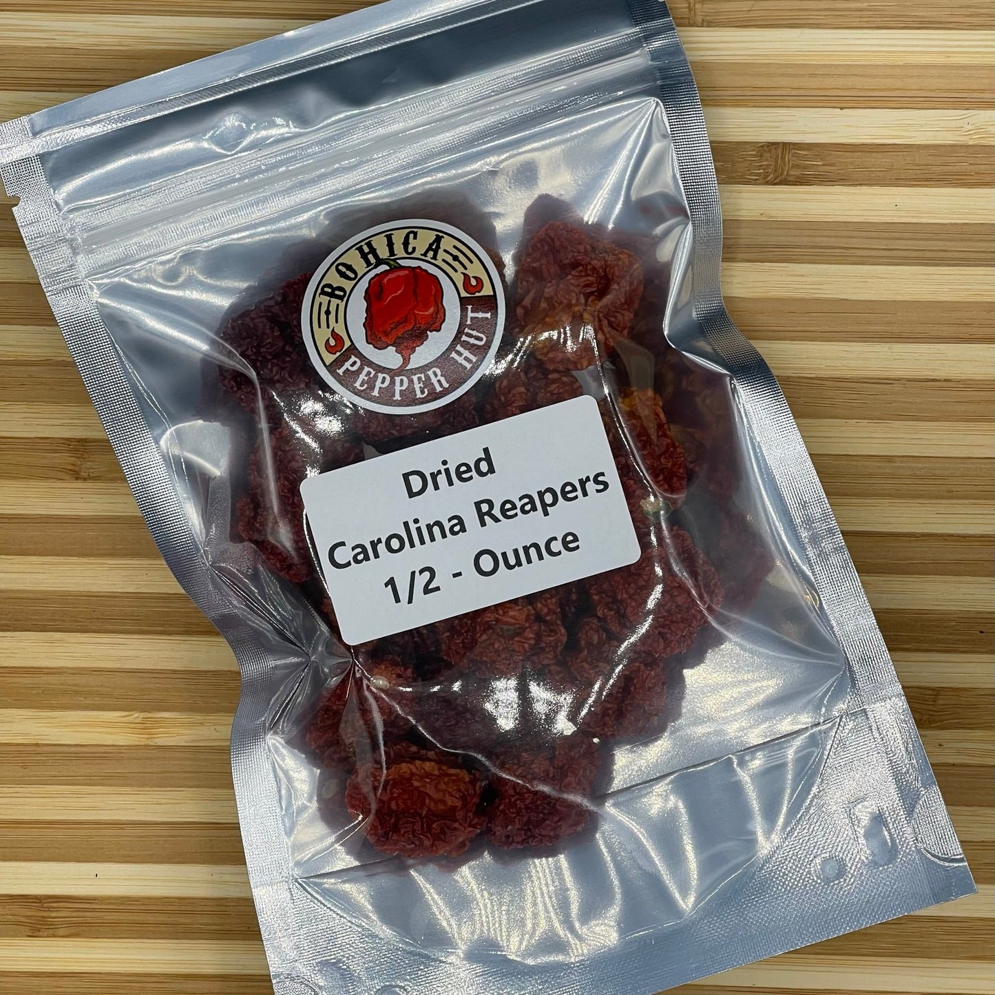 Saturday Market Dried (Dehydrated) Carolina Reaper Peppers