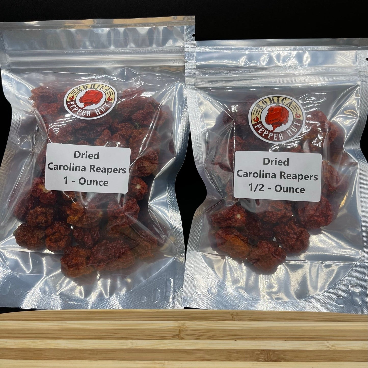 Saturday Market Dried (Dehydrated) Carolina Reaper Peppers