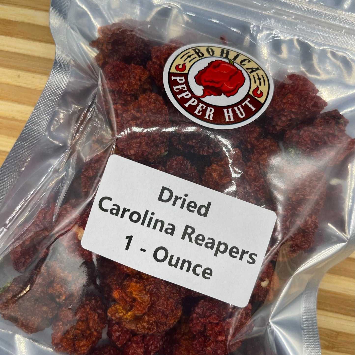 Saturday Market Dried (Dehydrated) Carolina Reaper Peppers