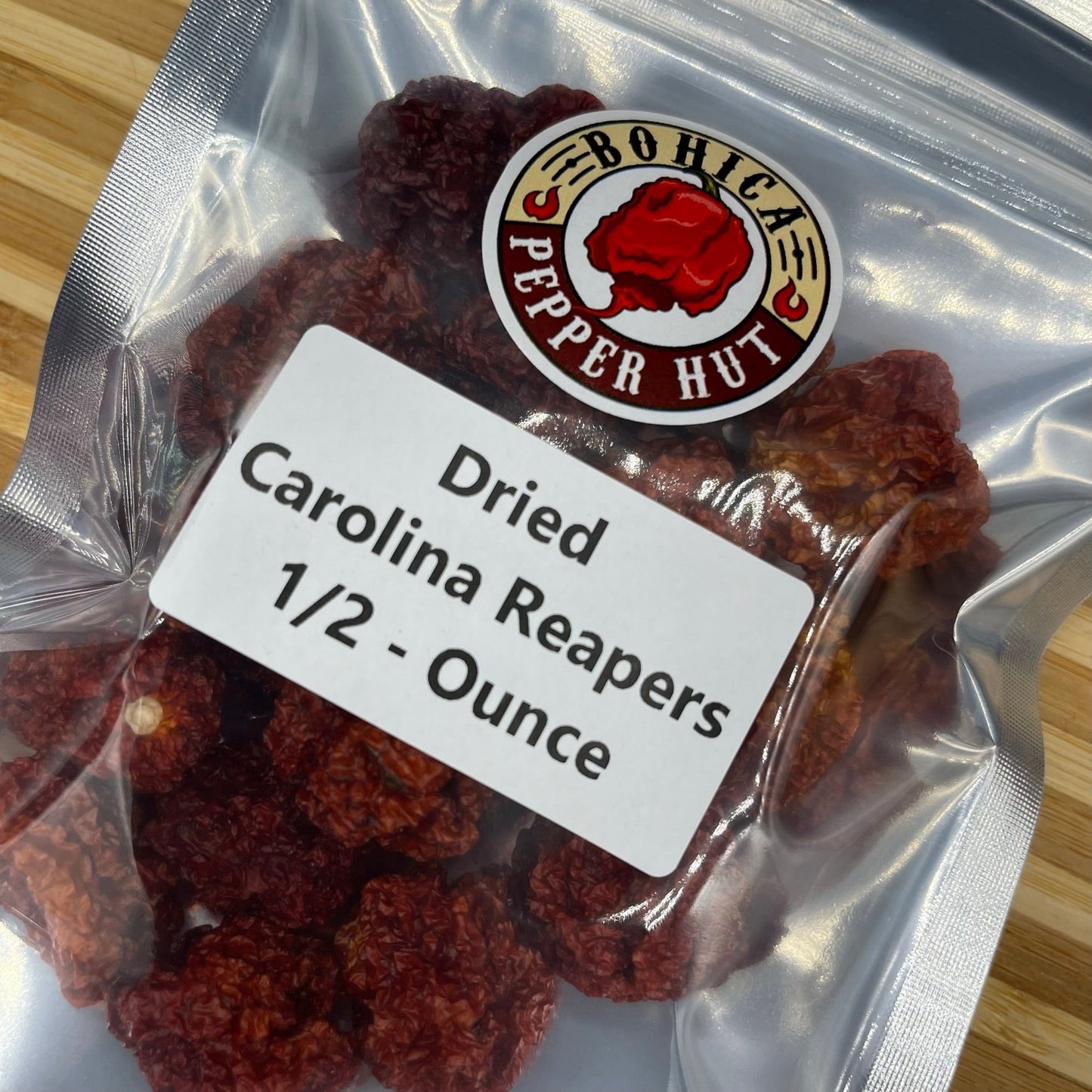 Saturday Market Dried (Dehydrated) Carolina Reaper Peppers