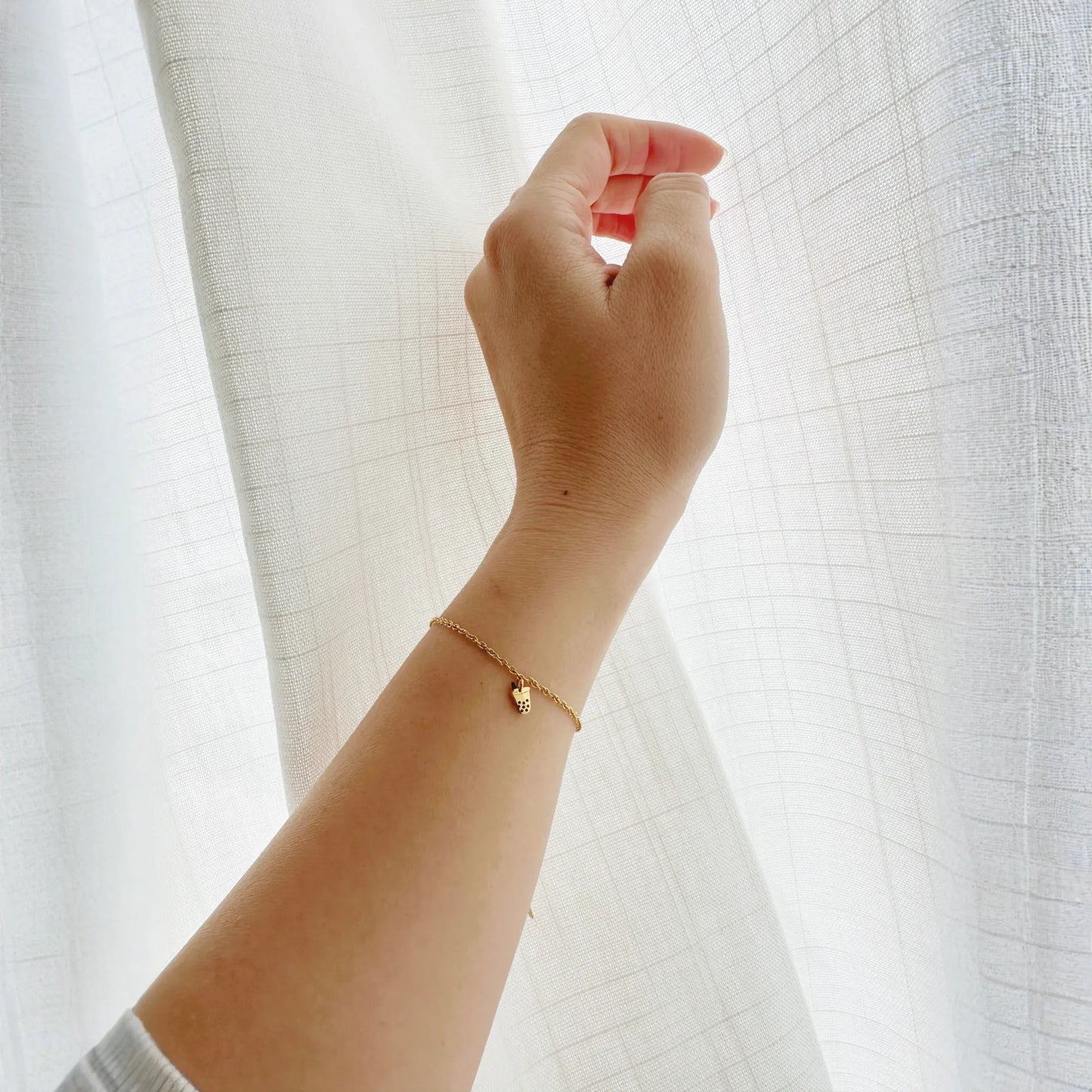 Boba Milk Tea Bracelet