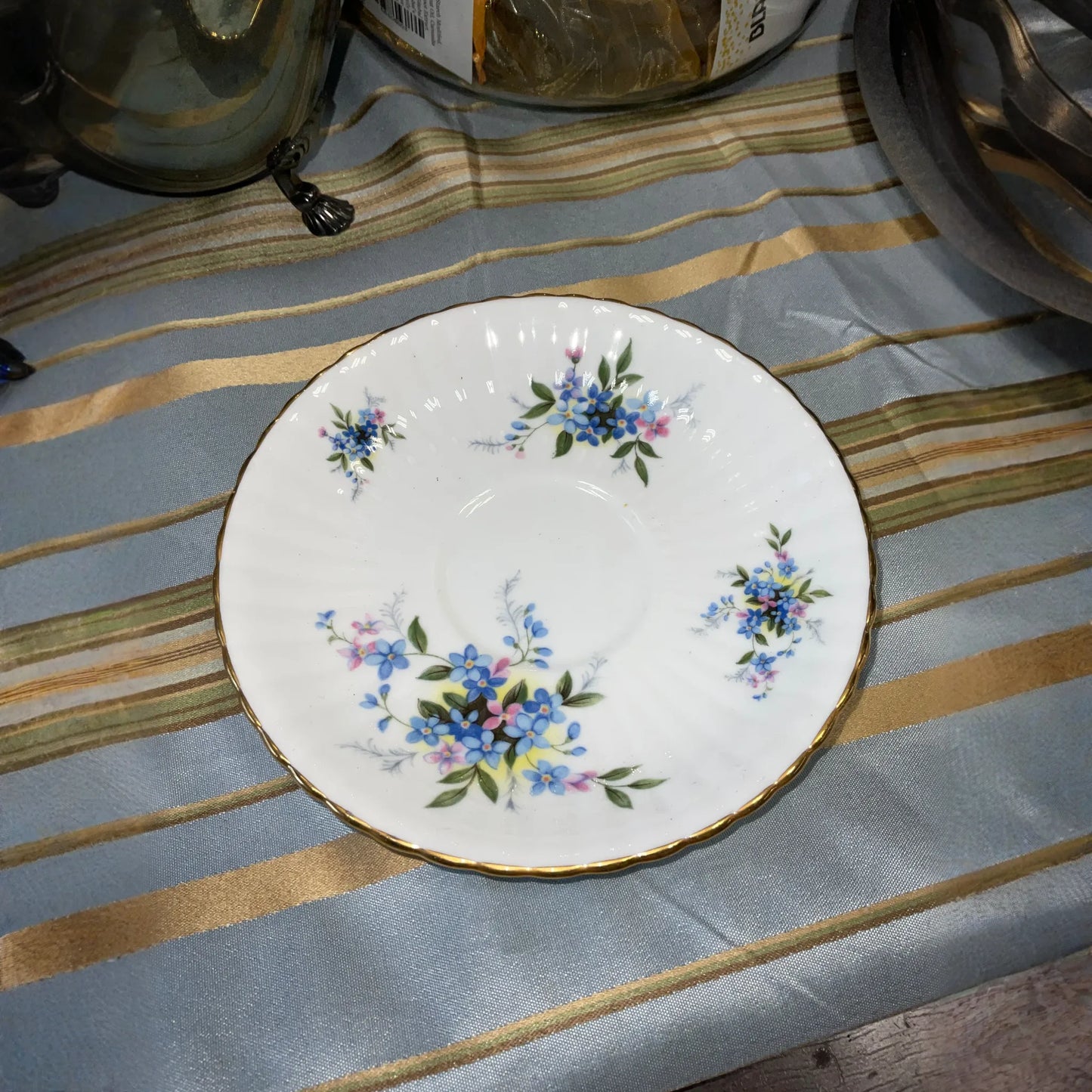 BLUE FLOWER SAUCER