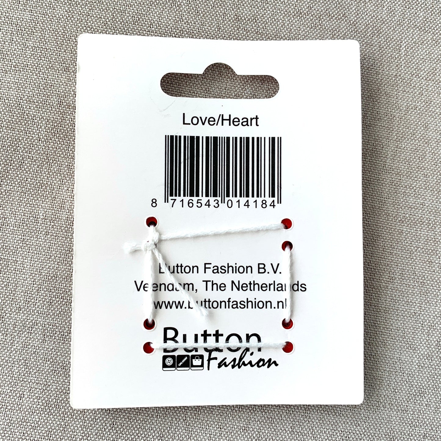 Love Heart - Confetti Minis Buttons - 2 Hole
