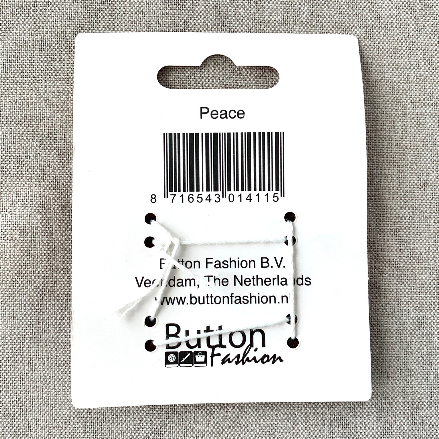 Peace - Confetti Minis Buttons - 2 Hole