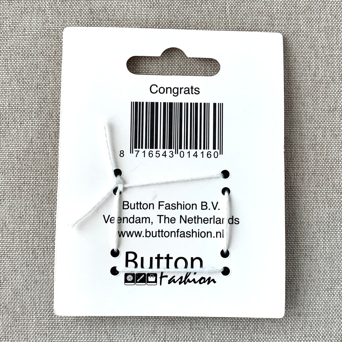 Congrats - Confetti Minis Buttons - 2 Hole