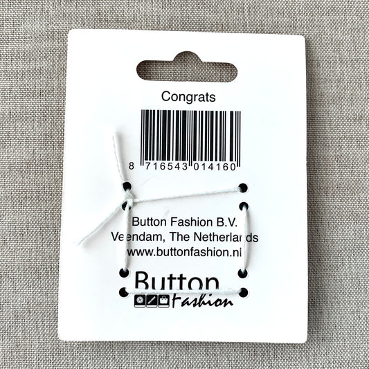 Congrats - Confetti Minis Buttons - 2 Hole