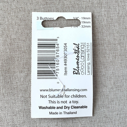 3054 - Coordinates - 2 Hole - Assorted Sizes - Brown, Grey, Ivory