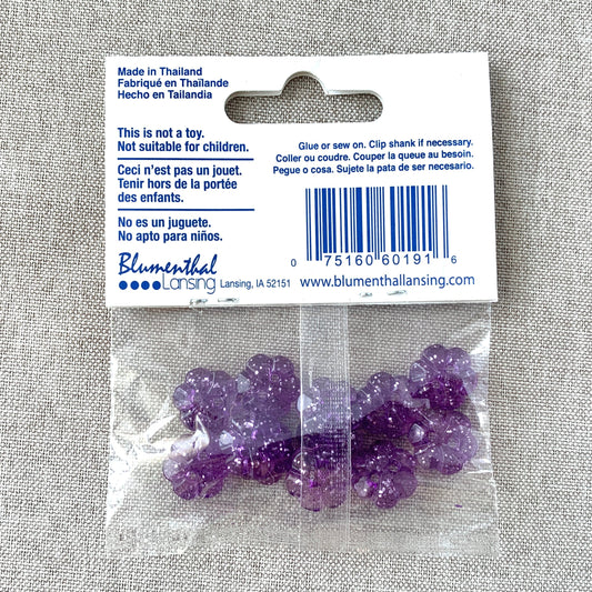 1502 Purple Petals - Favorite Findings - 2 Hole Buttons
