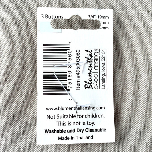 3060 - Coordinates - 2 Hole - Assorted Sizes - Brown, Grey, Ivory