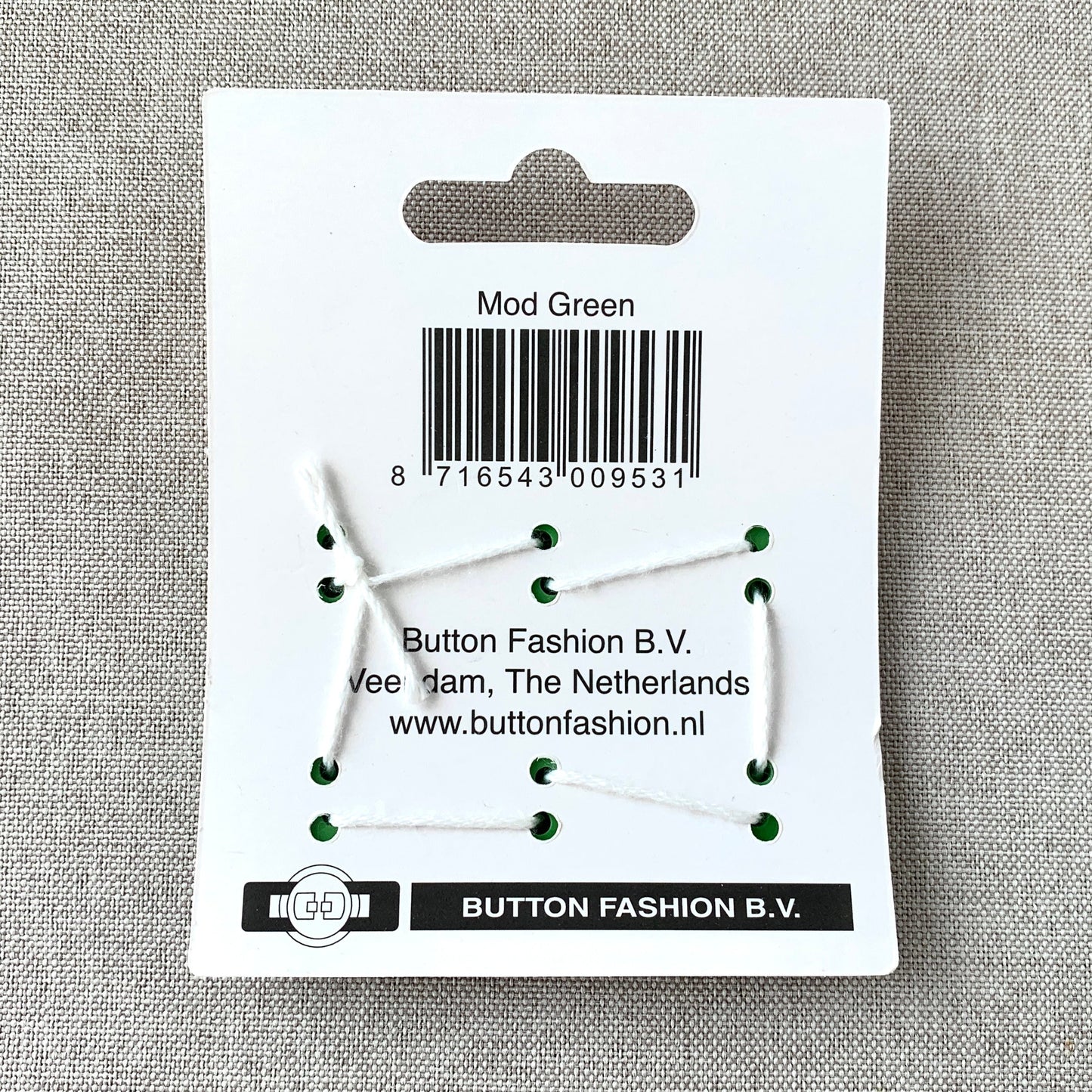 Mod Green - Confetti Minis Buttons - 2 Hole