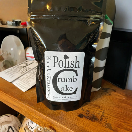 case pack / Polish Crumb Cake in Black Stand Up Bag