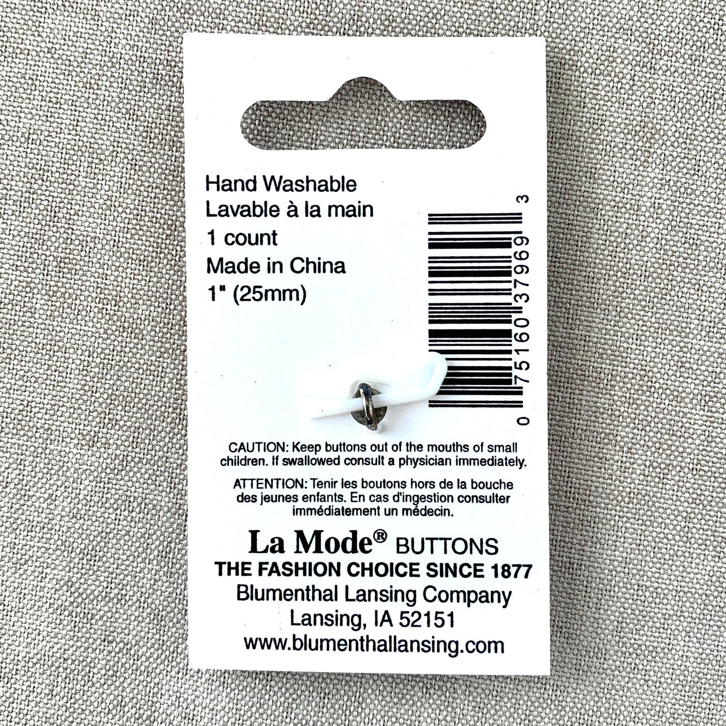 1012 Beautiful Buttons Metallic Desert - La Mode - 1 Hole - 25mm - Pastel Metallic