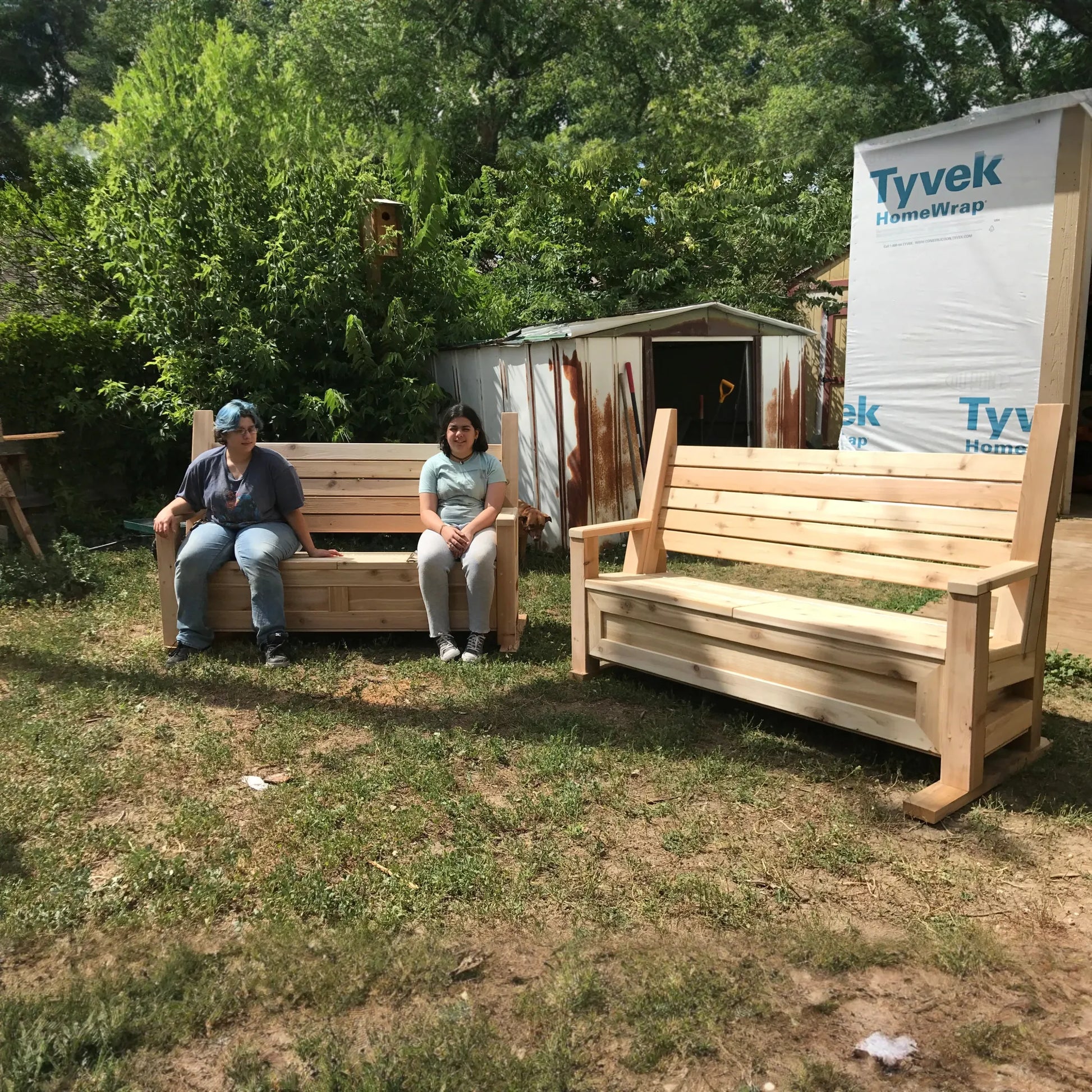 Garden Bench with Storage