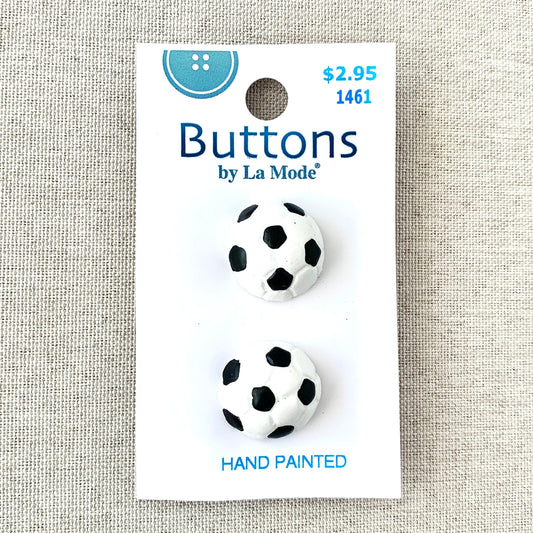 1461 Soccer Ball - La Mode - 1 Hole - Shank - Assorted Sizes