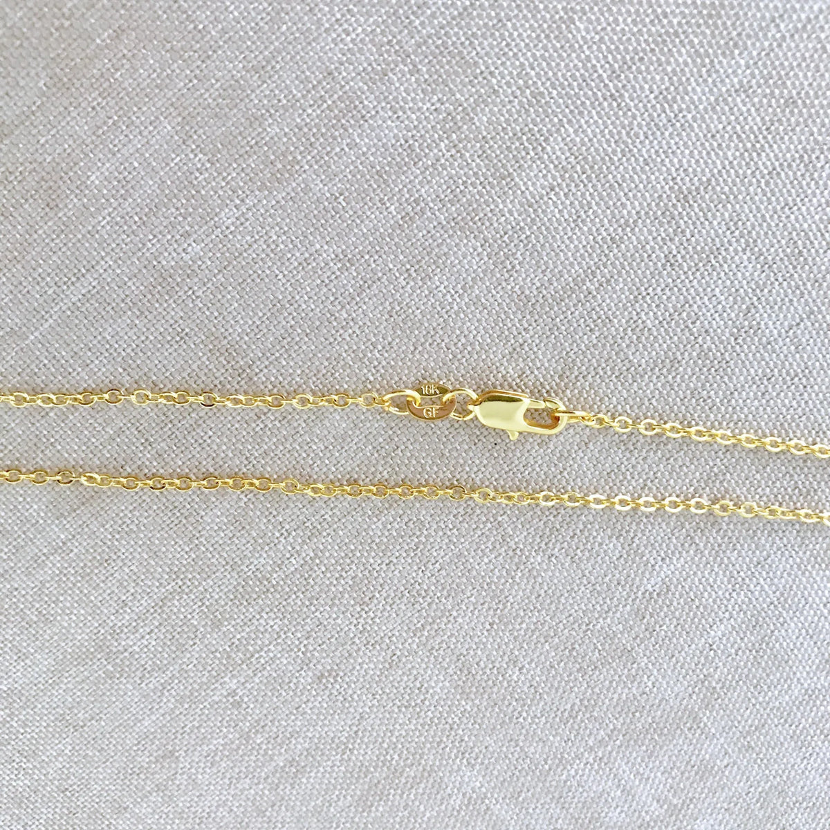 16" - 18KT Yellow Gold Filled Chain - Dainty Fine - 16" - 16 Inch Necklace - Lobster Claw Clasp