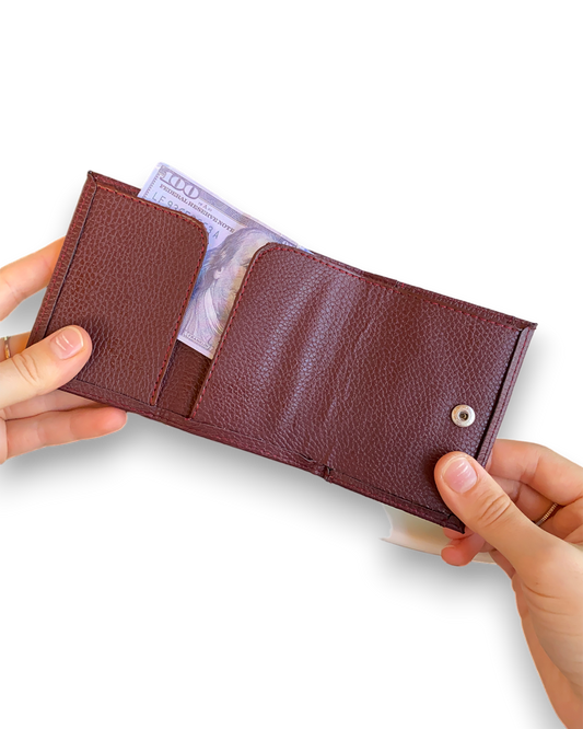 Agara  – PU Leather RFID Mechanism Card Holder/Wallet