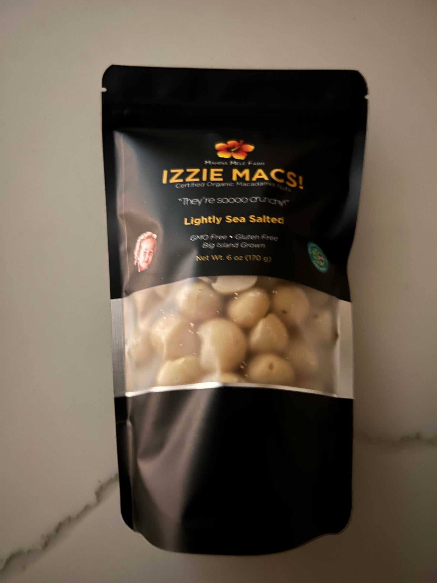 Salted Organic Izzie Mac! Macadamia Nuts-Wholes-OUT OF STOCK! PRE-ORDER,  ALLOW 2-3 WEEKS.