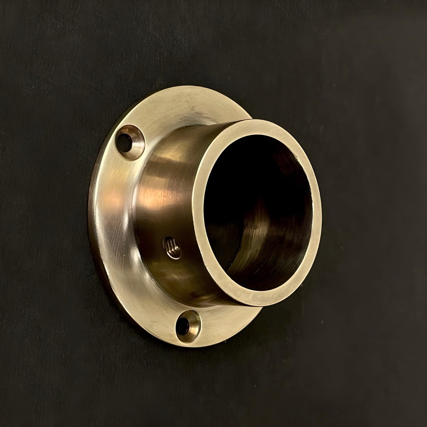 Closet Rod Bracket Set for 1-1/4"- Antique Brass