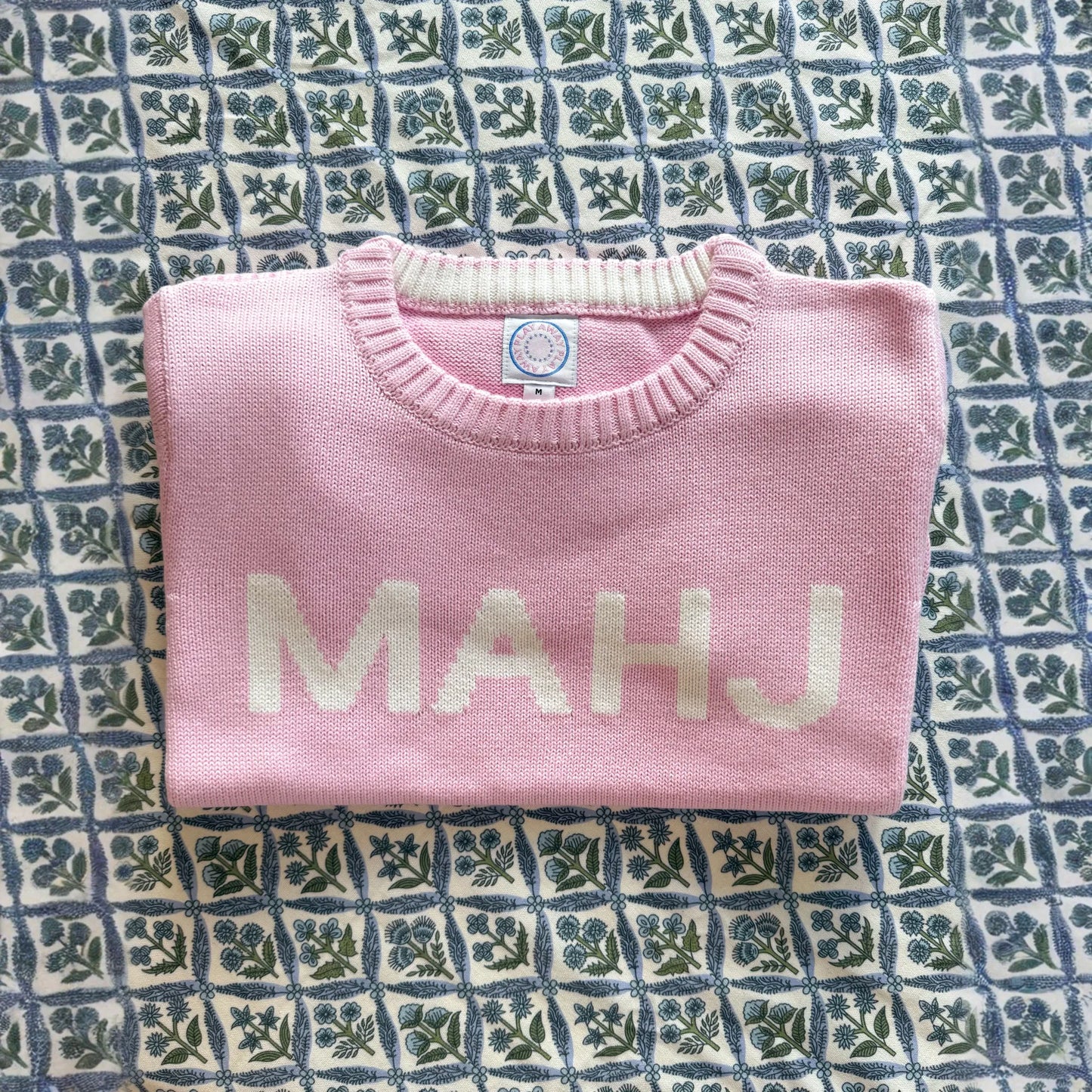 S / Pink/White
