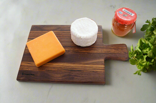 Zebrawood and Walnut Cheeseboard