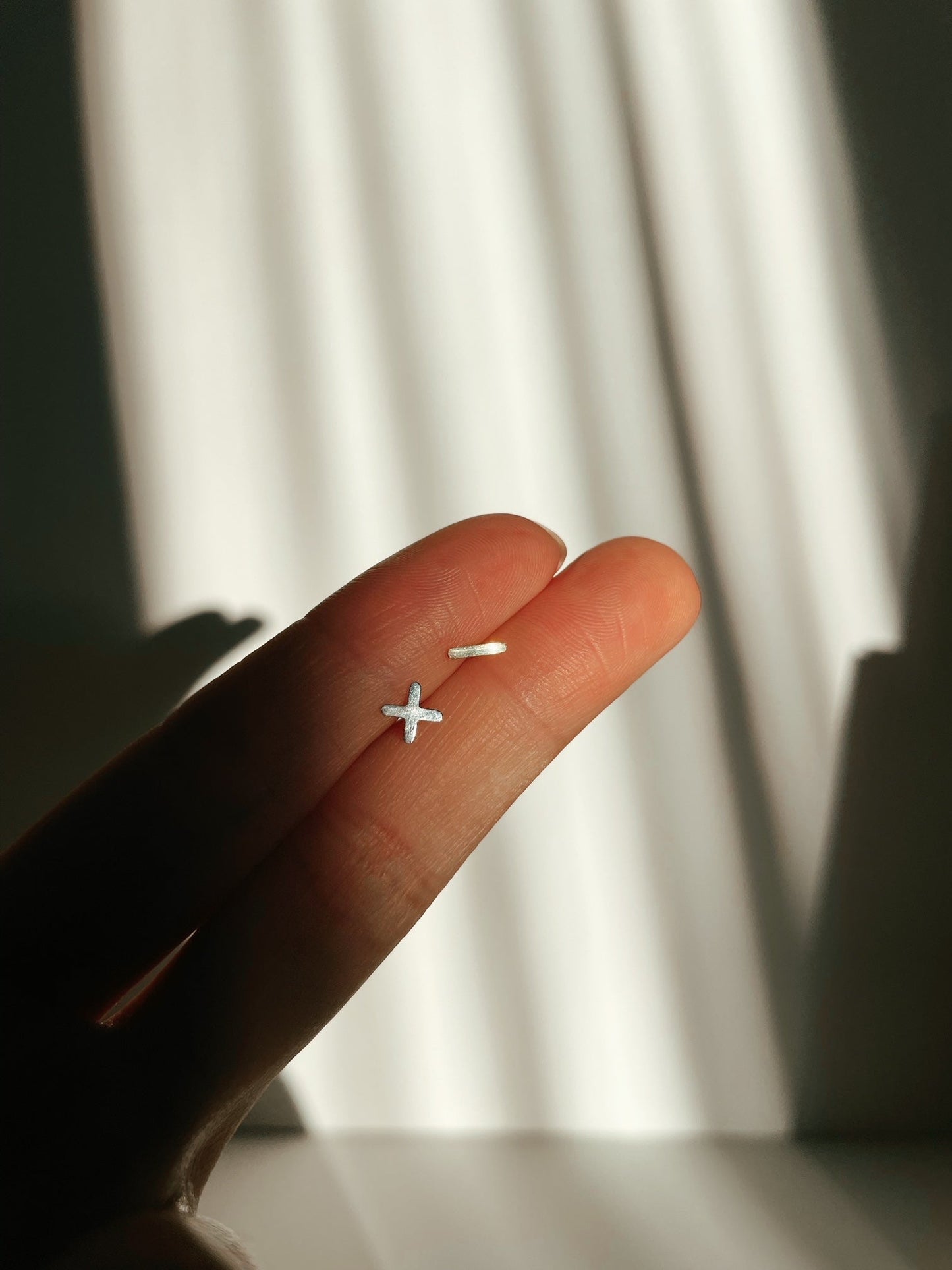Mathematics Metal Stud Earrings