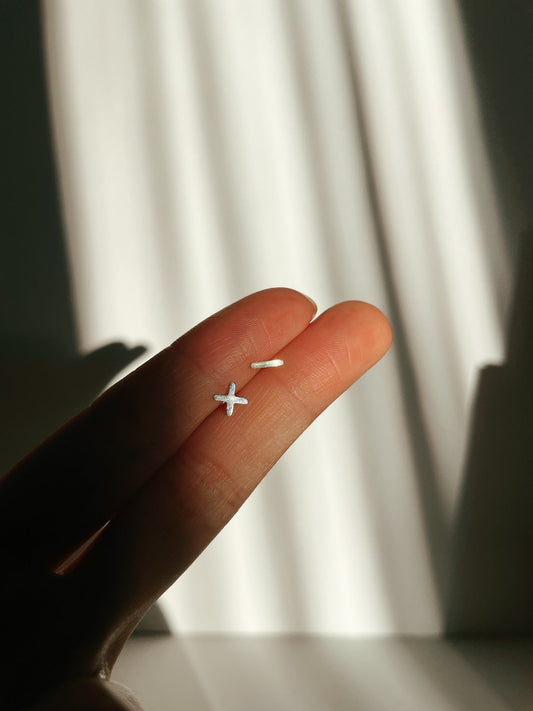Mathematics Metal Stud Earrings